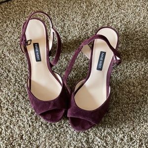 Nine West ankle strap high heels